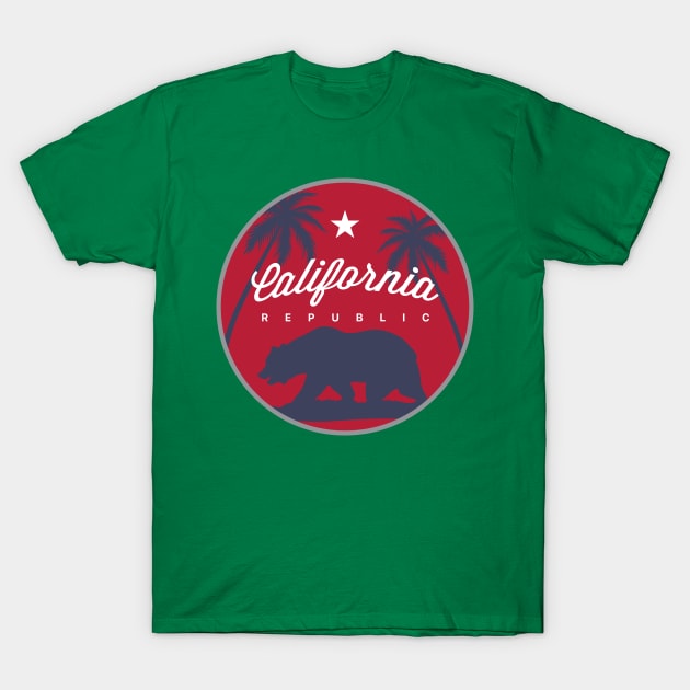 California Republic T-Shirt by ICONZ80